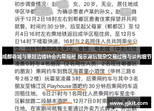成都蓉城与塞超边锋转会内幕揭秘 揭示背后复杂交易过程与谈判细节